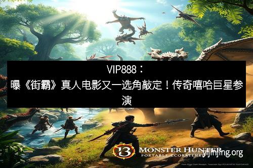 VIP888：曝《街霸》真人电影又一选角敲定！传奇嘻哈巨星参演